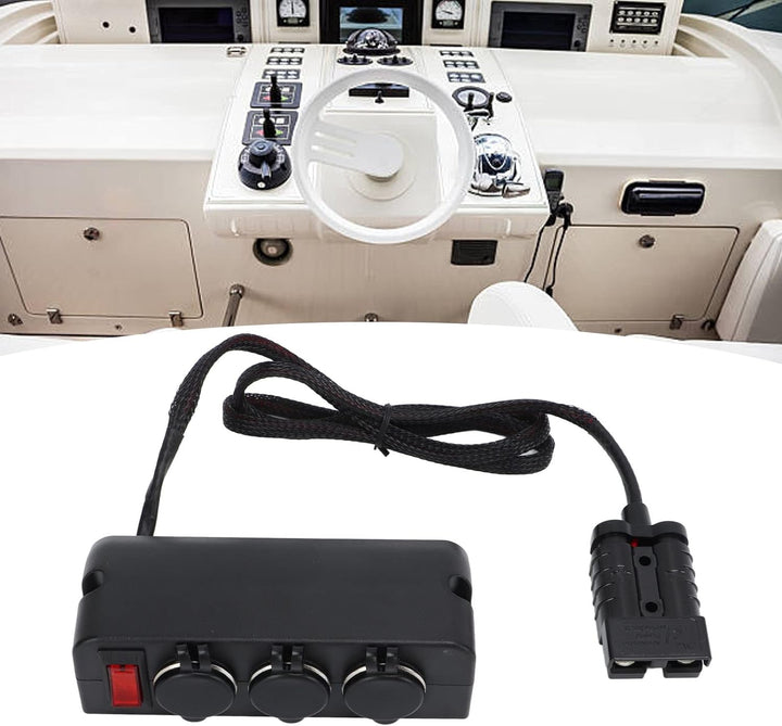 Netzteil Batterieadapter Autoladegerät Adapter 50a 600V für Anderson Stecker 3-Stufen Batterie Netzt