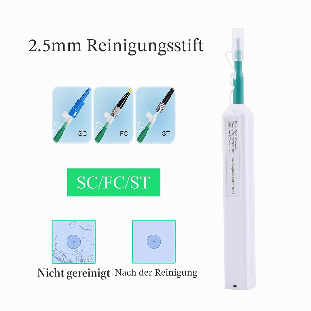 Glasfaser Werkzeug mit Visual Fault Locator 30KM 30mW, Glasfaser Adapter FC-Stecker auf LC-Buchse-Ad