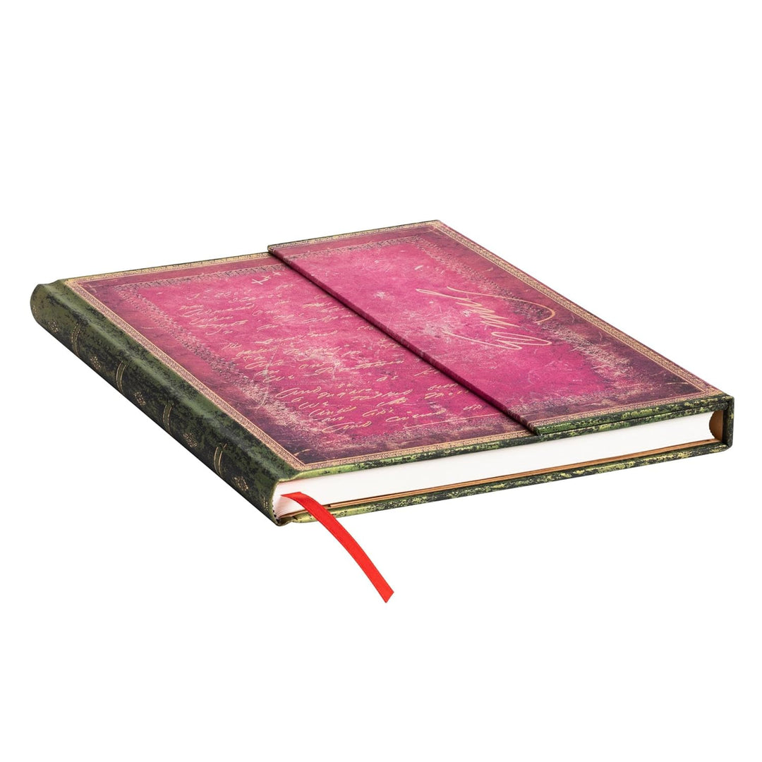 Hardcover Notizbuch Emily Dickinson, I Died for Beauty Ultra Unliniert: Hardcover, Wrap Closure, 120