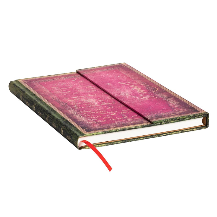 Hardcover Notizbuch Emily Dickinson, I Died for Beauty Ultra Unliniert: Hardcover, Wrap Closure, 120