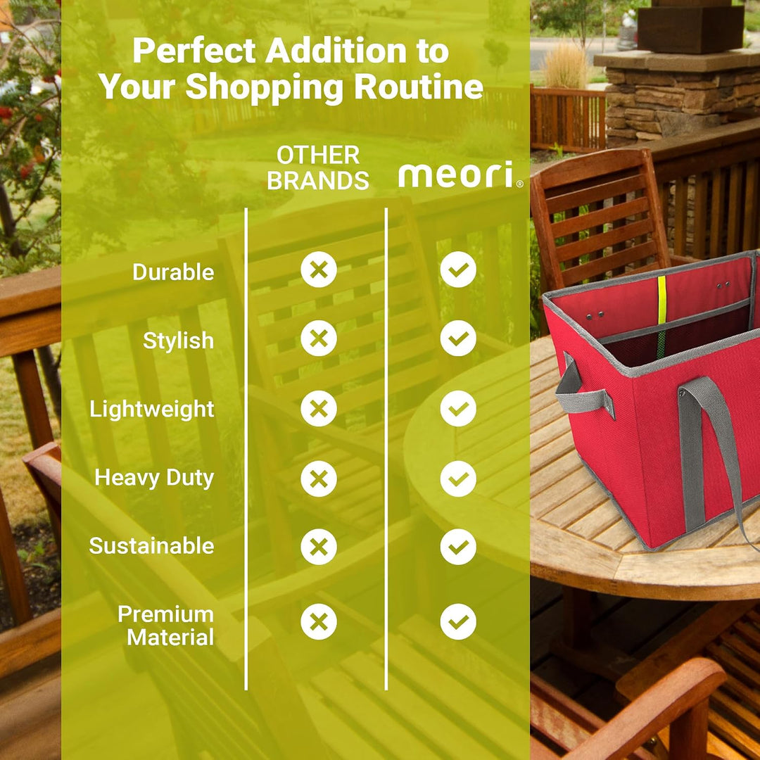meori Reusable Grocery Basket Collapsible Farmer&