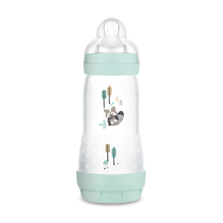 MAM Easy Start Anti-Colica Babyflasche, mit Sauger aus Silikon SkinSoftTM, 4+ Monate, 320 ml, hellbl