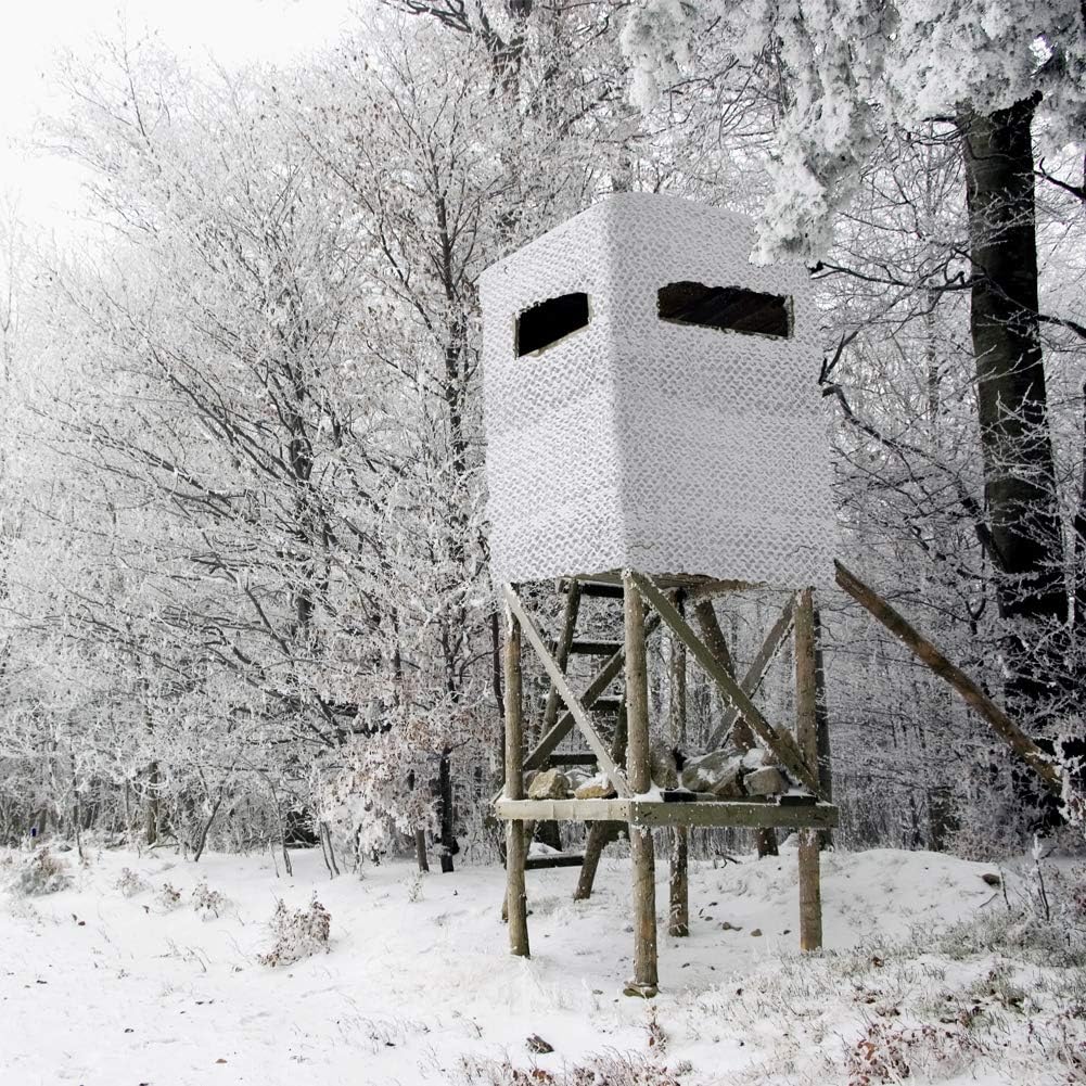 LOOGU Tarnnetz, Militär, langlebig, Tarnnetz mit Gitter für Dekoration, Sonnenschutz, Jagd, Jalousie