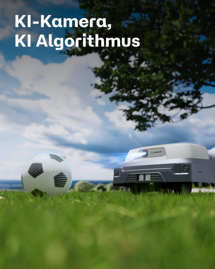 Mähroboter ohne Begrenzungskabel T600, Max. 800㎡, Automatische Kartierung, Kartenerweitern ohne Neum