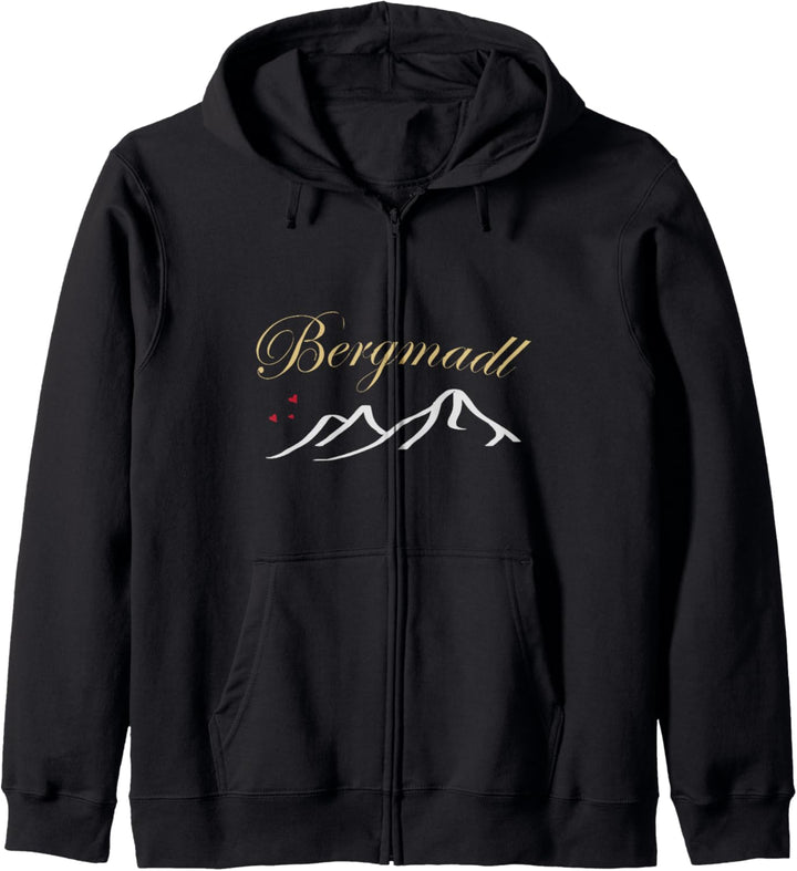 Bergmadl Bergmädchen Wandern Frau Kapuzenjacke
