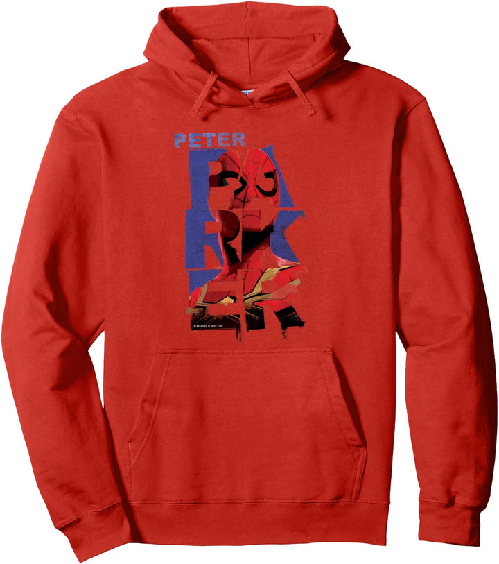 Marvel Spider-Man: No Way Home Peter Parker Letters Pullover Hoodie