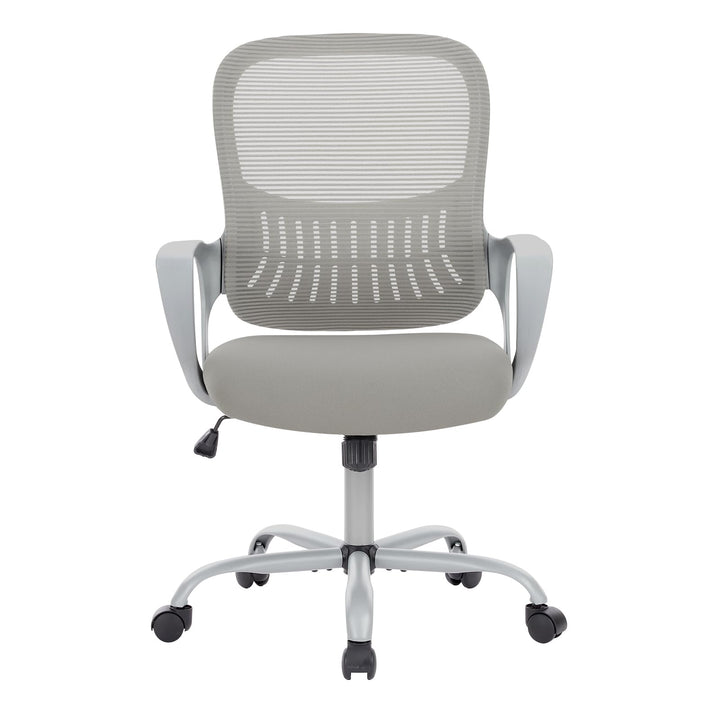 Sweetcrispy Bürostuhl Ergonomisch, Schreibtischstuhl mit Lendenwirbelstütze, Verstellbaren Armlehnen