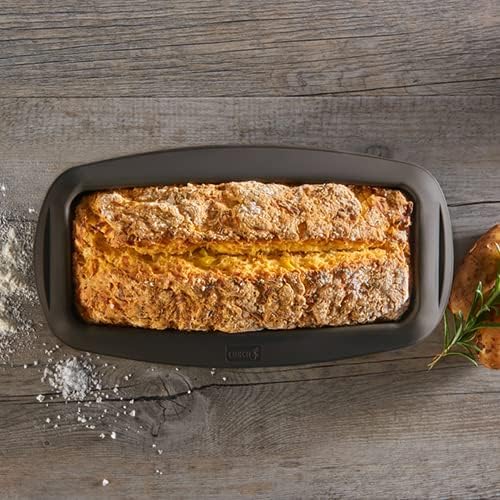 Lurch 585000 FlexiForm Kastenform 2er Set / 2 Brotbackformen aus 100% BPA-freiem Platin-Silikon, 25