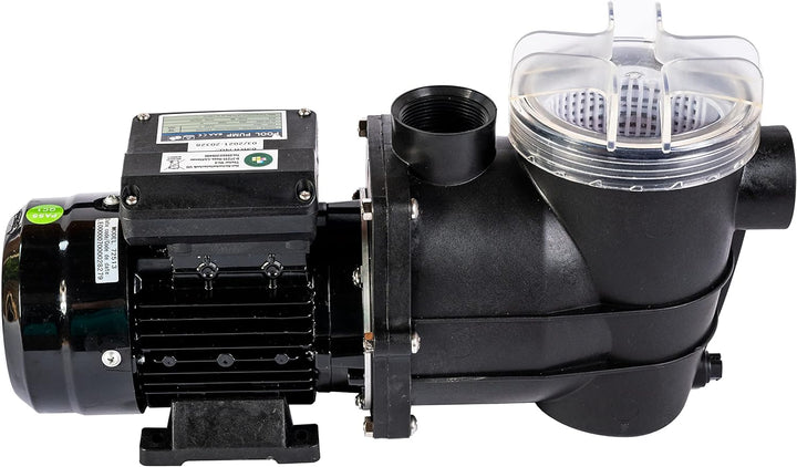 HST Sicherheitstechnik Profi Leis Poolpumpe 8 m3, 7980 Liter/Std, 250 W I Erweiterbare Filterpumpe m