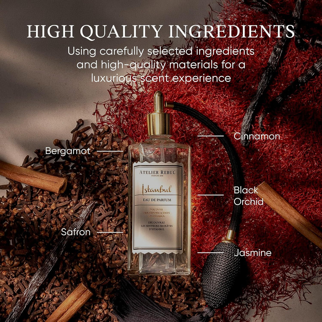 ATELIER REBUL ISTANBUL Eau de Parfum (125ml) - Unisex Parfum - Holziger & würziger Duft für Damen un