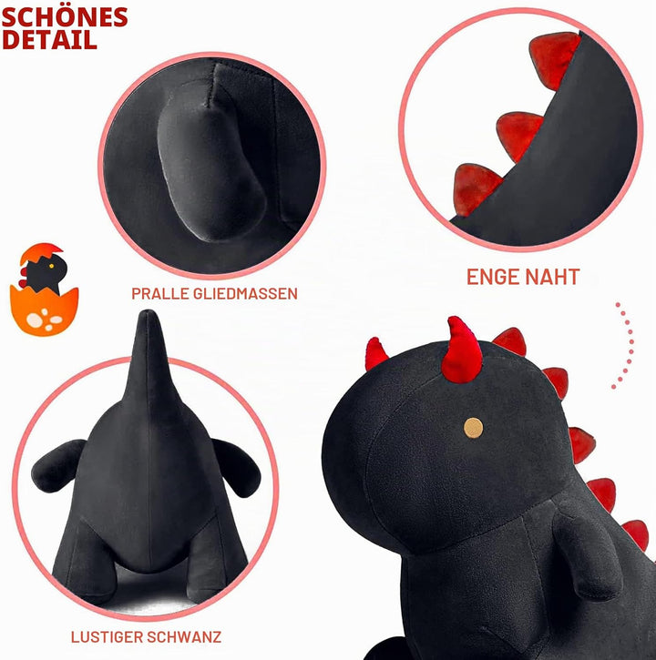 shownicer Plüschtier Dinosaurier Kuscheltier Stofftier Kawaii Dino Plüsch Kissen Spielzeug Plüschsau
