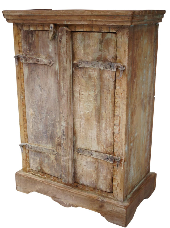 GURU SHOP Vintage Beistellschrank, Kommode, Nachttischschrank, Flurschrank - Modell 33, 69x47x28 cm