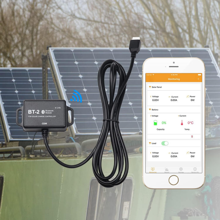 DASVOLT®, MPPT Solarladeregler 20A 12V/24V Max. 260 W/12V, 520W/24V Solarregler Laderegler für Lithi