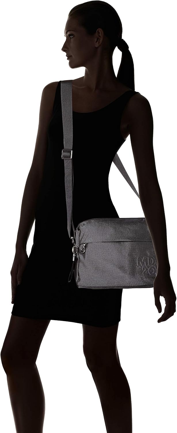 Mandarina Duck Damen Md 20 Umhängetasche Steel, Steel