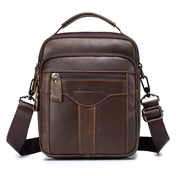 Herren Schultertaschen business Freizeit Henkeltaschen echtleder vintage Handtaschen Einheitsgrösse