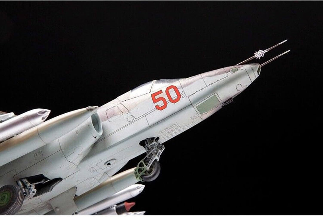Zvezda 4807 1:48 Sukhoi SU-25 Frogfoot Sov.att.airc. - Modellbausatz,Plastikbausatz, Bausatz zum Zus