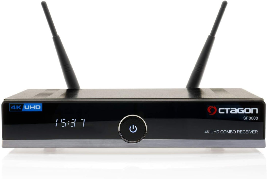 OCTAGON SF8008 4K UHD HDR HYBRID Sat- Kabel- Terrestrisch- PVR Receiver 1xDVB-S2X + 1x DVB-C/ T2 - E