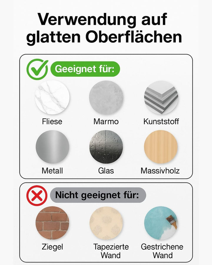HOLESS - Handtuchhalter Ohne Bohren - Edelstahl - Starker 3M Kleber - Kein Bohren Langlebig - Unters