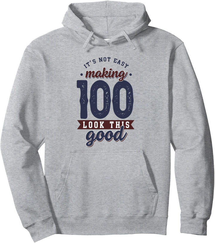 100. Geburtstagsgeschenk Vintage Alter von 100 Jahren Pullover Hoodie