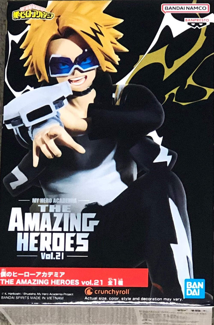 BANPRESTO My Hero Academia - Denki Kaminari - Figurine The Amazing Heroes 15cm, Denki