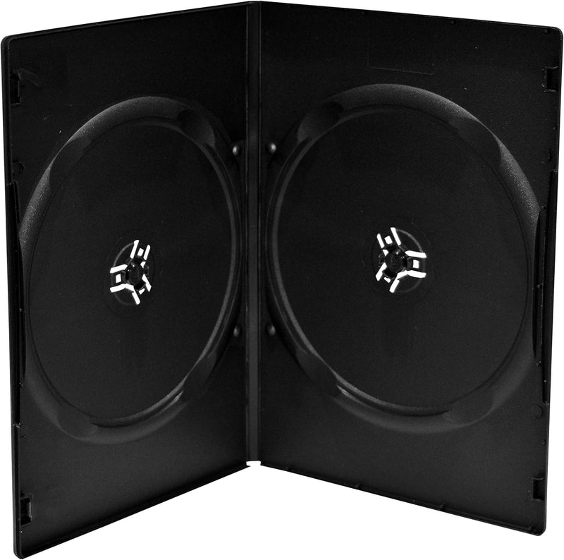 MediaRange DVD-Leerhülle, 7 mm Schwarz - 100 Stück, BOX14-7-100