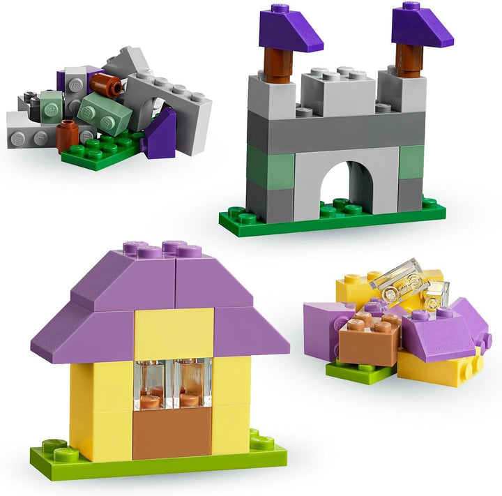 LEGO Classic Bausteine Starterkoffer – Farben Sortieren mit Aufbewahrungsbox, kreatives Geschenk, Ki