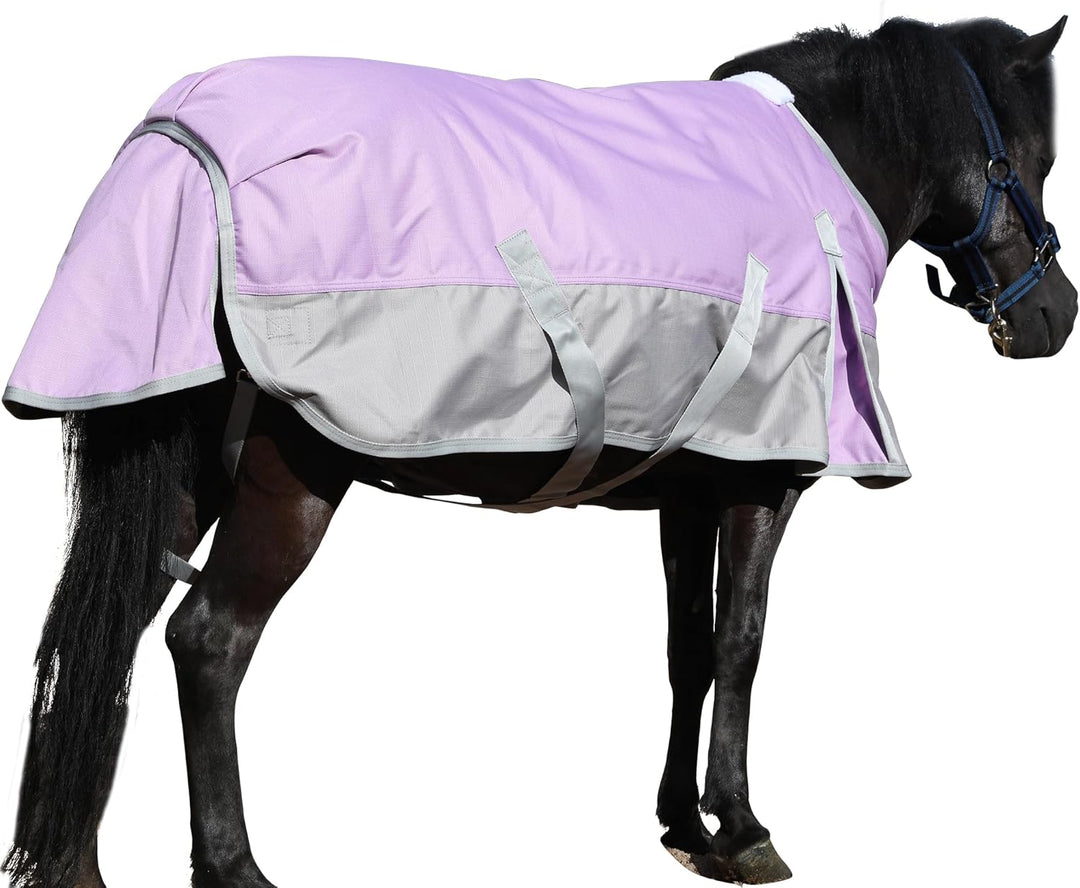 1200D Ponydecke 200g/m² – wasserdichte & Atmungsaktive Regendecke für Ponys, Shetty, Gefütterte Wint