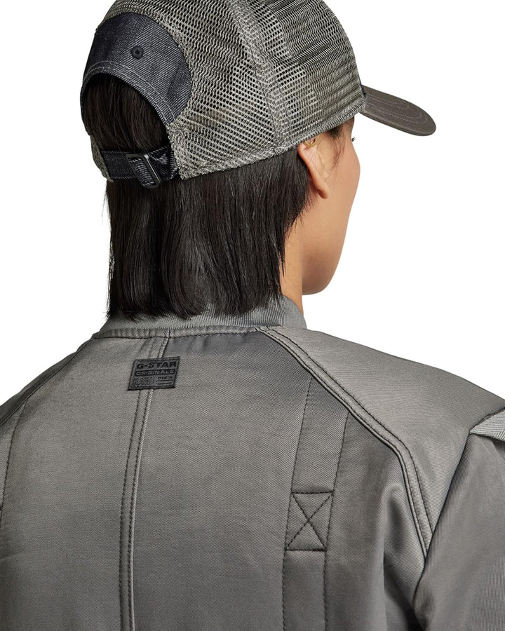 G-STAR RAW Damen Padded Bomberjacke 2.0 Grau (Granite D21019-c896-1468) M, Grau (Granite D21019-c896