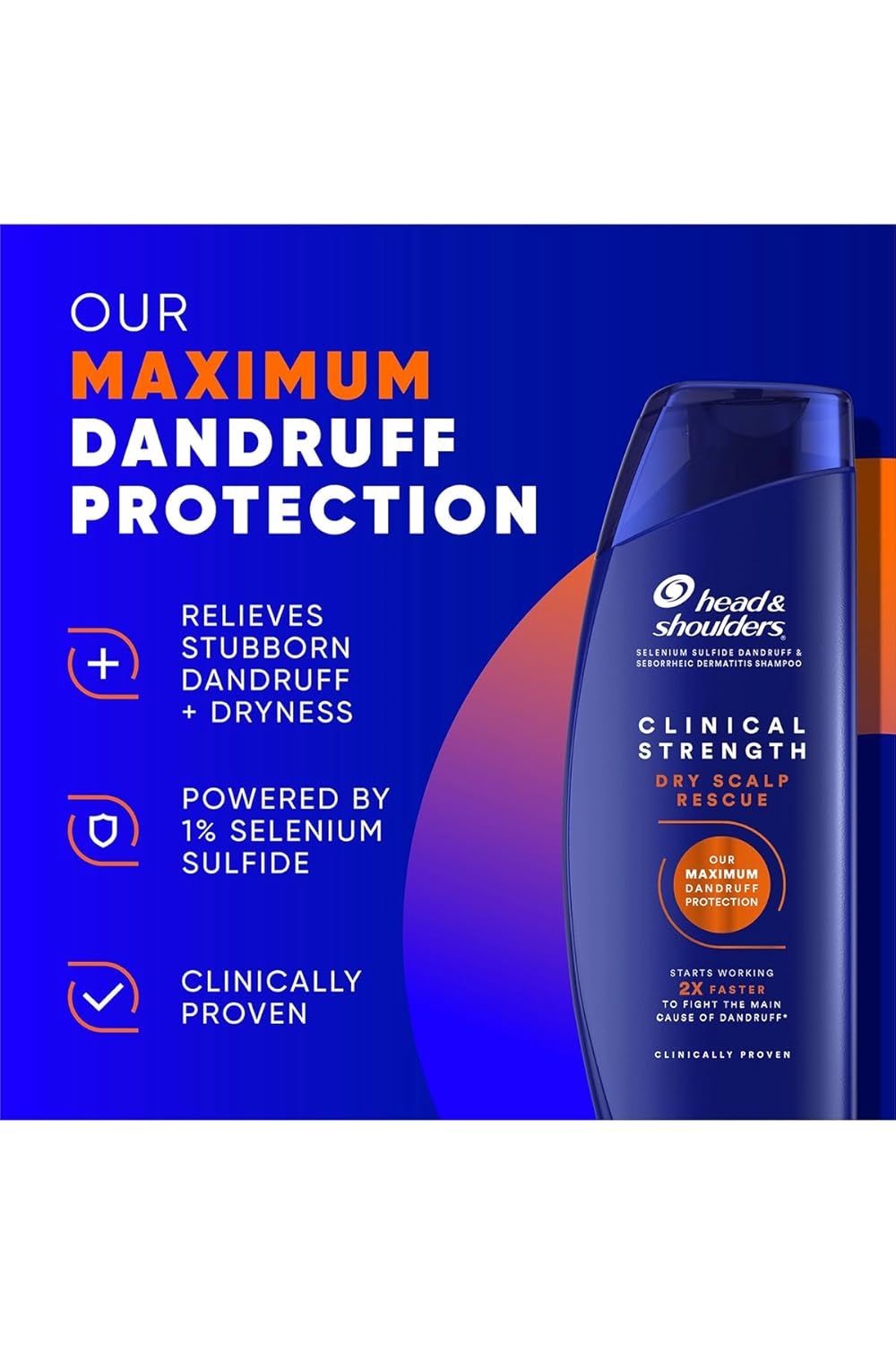 Head & Shoulders Clinical Strength Shampoo, 400 ml, 1 Stück, 400 ml, 1 Stück