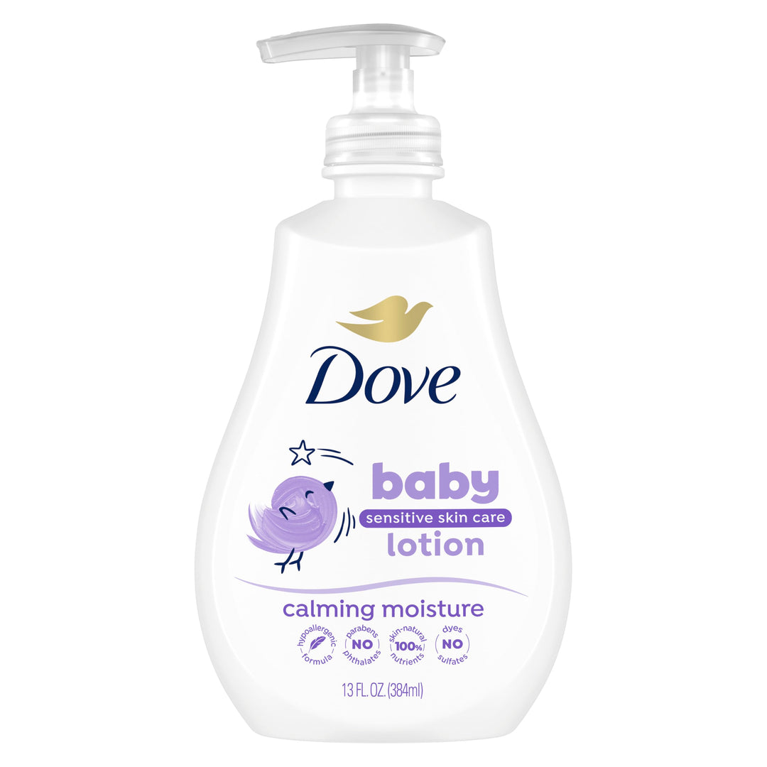 Baby Dove Sensitive Skin Care Baby Lotion für eine beruhigende Duftlotion, beruhigende Feuchtigkeit,