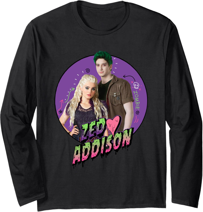 Disney Channel Zombies 2 Zed and Addison Love Langarmshirt