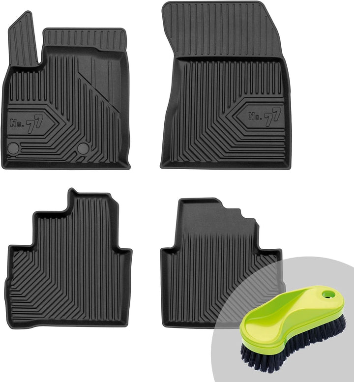 FROGUM No.77 Gummimatten Ganzjahresset von Auto Fussmatten Autofussmatten für Nissan Qashqai III ab