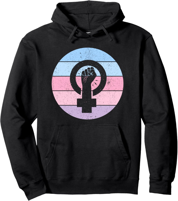Feministisches Symbol weibliche Gleichheit Ermächtigung Feminismus Pullover Hoodie