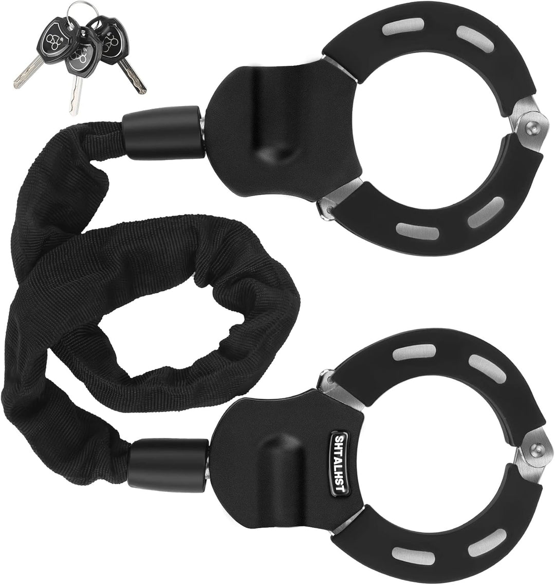 E Scooter Schloss, Schloss für E Scooter und Rollerschloss, Robustes Sicherheits Handschellen Kabels