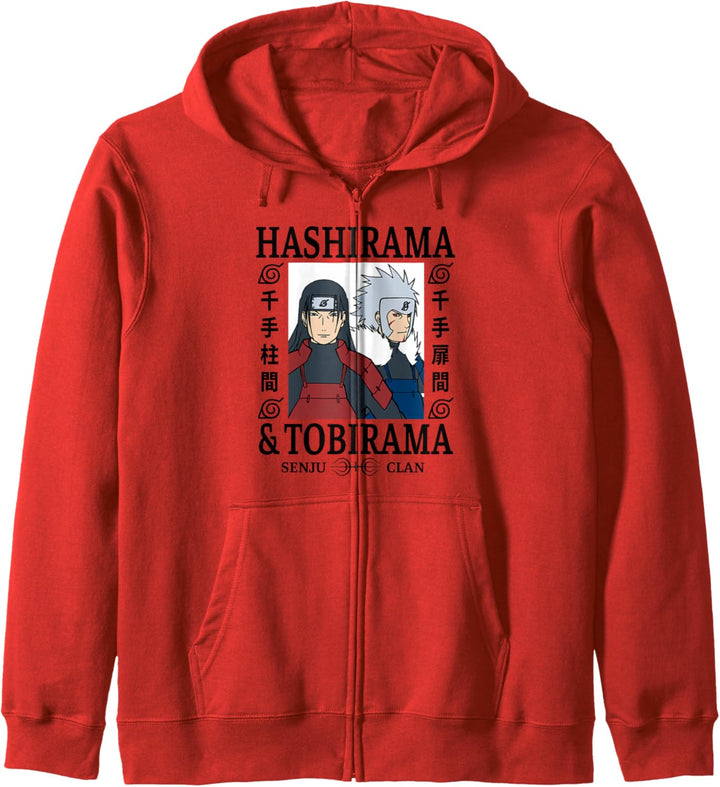 Naruto Shippuden Hashirama & Tobirama Kapuzenjacke