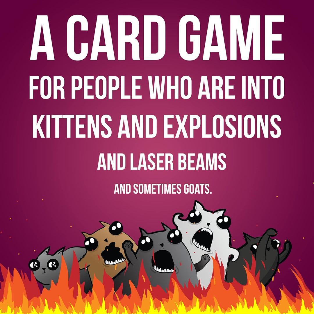 Exploding Kittens Party Pack by Card Games for Adults Teens & Kids - Fun Family Games & Imploding Ki