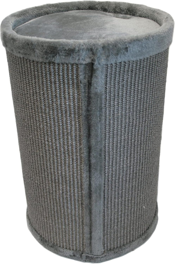 Bontoy Kratztonne Buddy in grau I 36 cm x 55 cm I mit weichem Liegebett I Zwei Höhlen