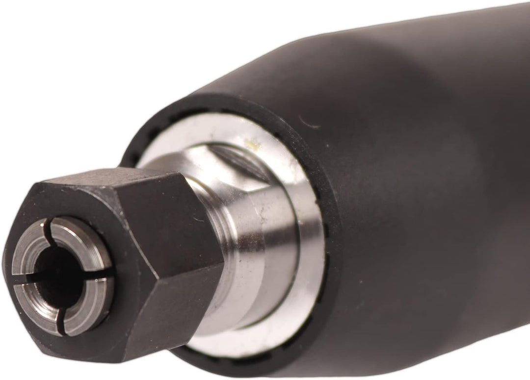 WELDINGER Geradschleifer GS 650el 650 W Aufnahme 3/6/8 mm + HM Frässtifte SET 6 mm B C D F G für Met