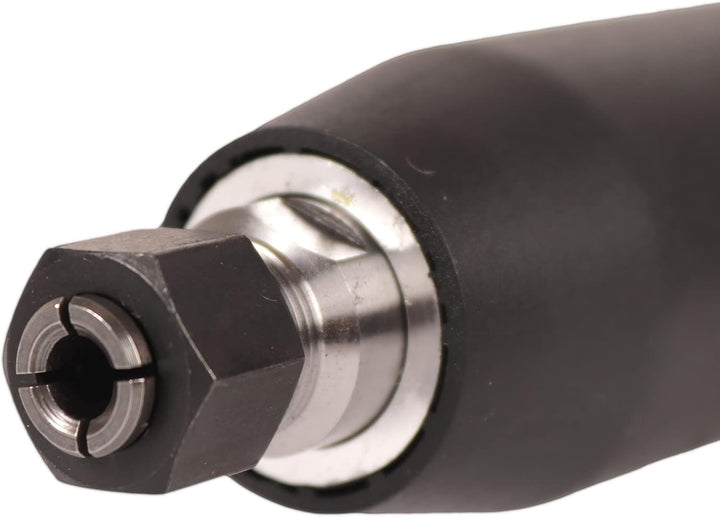 WELDINGER Geradschleifer GS 650el 650 W Aufnahme 3/6/8 mm + HM Frässtifte SET 6 mm B C D F G für Met