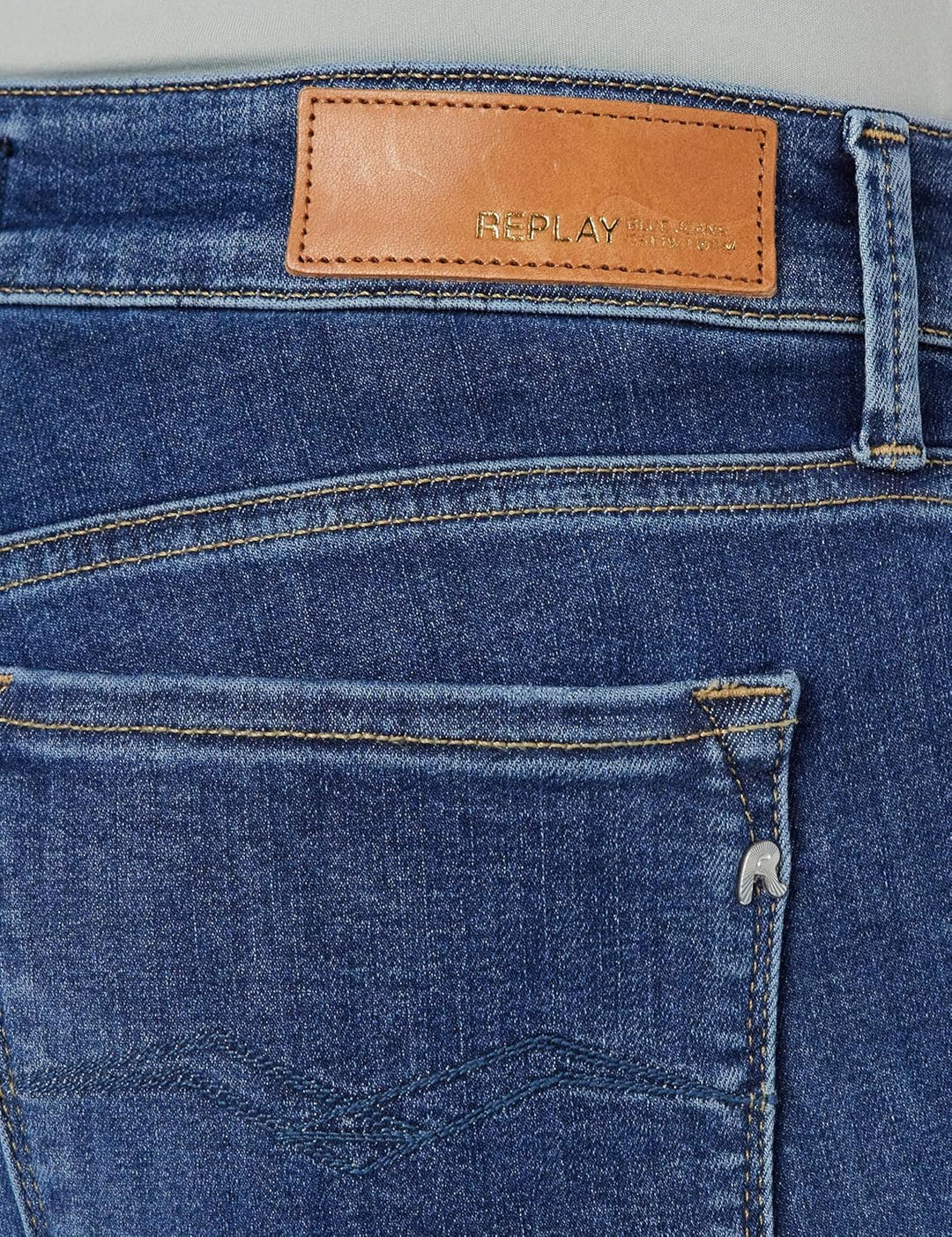 Replay Damen Luzien Broken Edge Jeans 32W / 32L 9 Blue Denim, 32W / 32L 9 Blue Denim