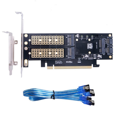 chenyang CY Dual SATA & PCI Express PCI-E 3.0 zu NGFF NVME M.2 MSATA M-Schlüssel B/M-Schlüssel SSD K