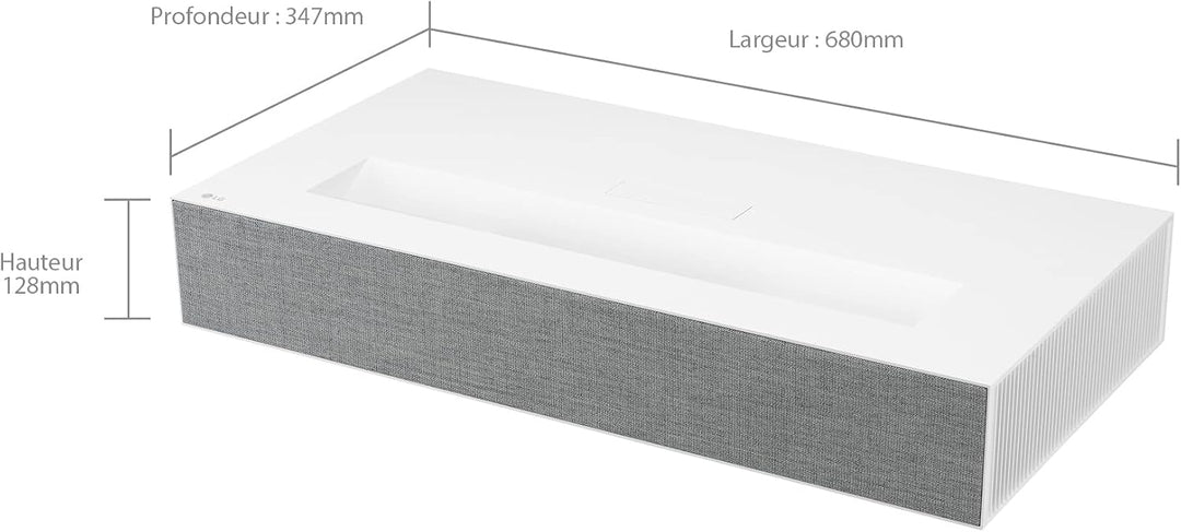 LG Electronics Beamer HU85LS bis 304,8 cm (120 Zoll) CineBeam Laser 4K Projektor (2700 Lumen, HDR10,