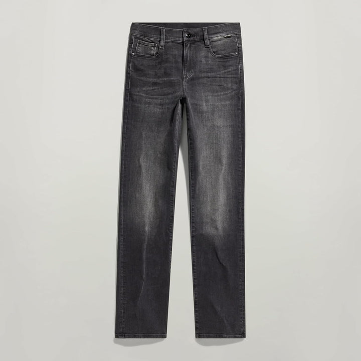 G-STAR RAW Damen Strace Straight Jeans 28W / 30L Schwarz (Worn in Black Moon D23951-d431-g108), 28W