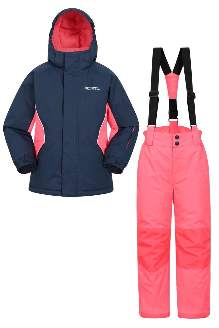 Mountain Warehouse Kinder-Ski-Set aus unisex Winterjacke und Hose - Zweiteiler für Winter und Schnee