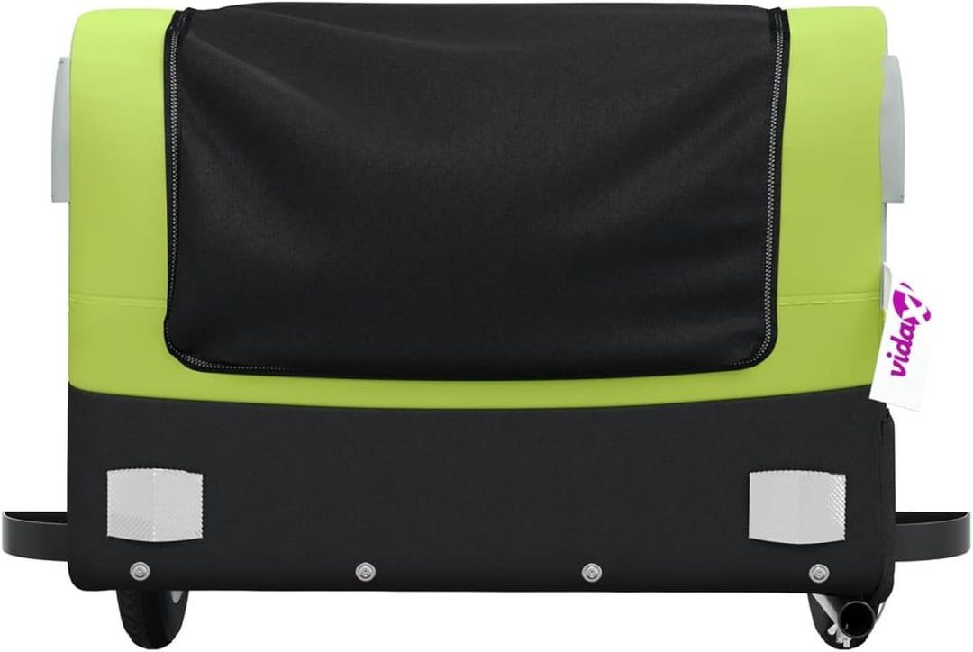 Fahrradanhänger 30kg Eisen Rot/Schwarz,Robust &amp; Vielseitig | Robustes Eisengestell, hohe Tragkraft,