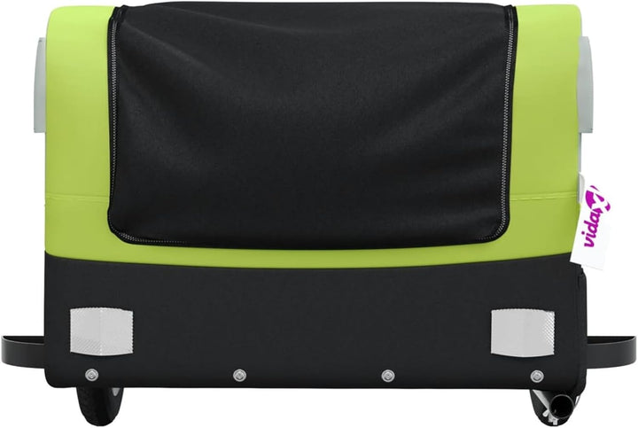 Fahrradanhänger 30kg Eisen Rot/Schwarz,Robust &amp; Vielseitig | Robustes Eisengestell, hohe Tragkraft,