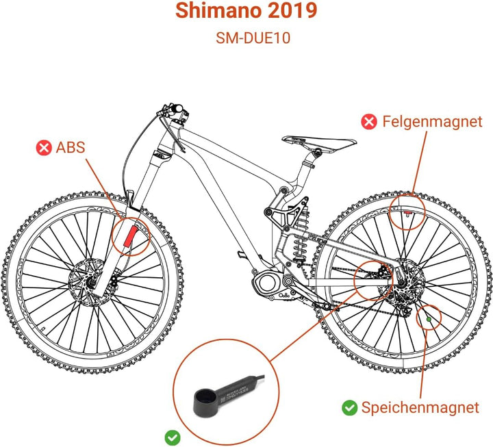 badassBox 5 kontaktloses eBike Tuning Set für Shimano 2019 inkl. App, Shimano 2019