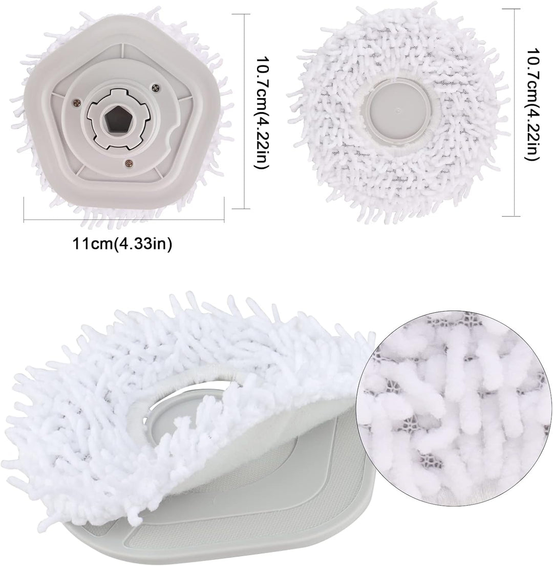 GreeSuit Filter Wischmopp Ersatzteile Zubehör Set Kompatibel für Dreame Bot W10/W10 Pro Staubsauger,
