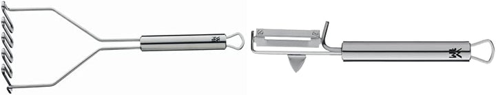 WMF Profi Plus Kartoffelstampfer 29 cm & Profi Plus Kartoffelschäler Pendelklinge 19 cm, Pendelschäl