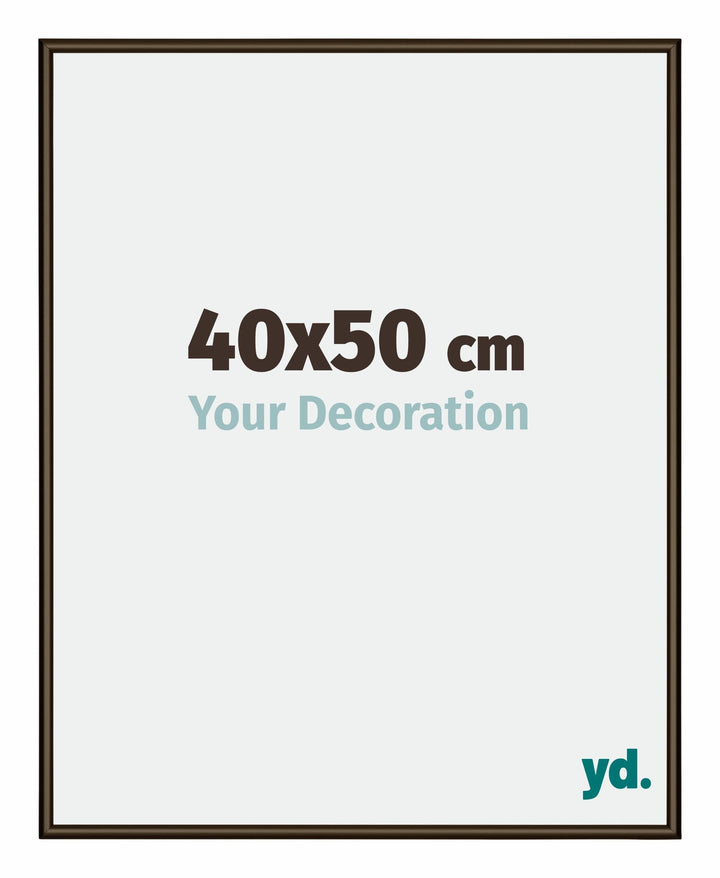 yd. Your Decoration - Bilderrahmen 40x50 cm - Bilderrahmen aus Aluminium mit Acrylglas - Antireflex